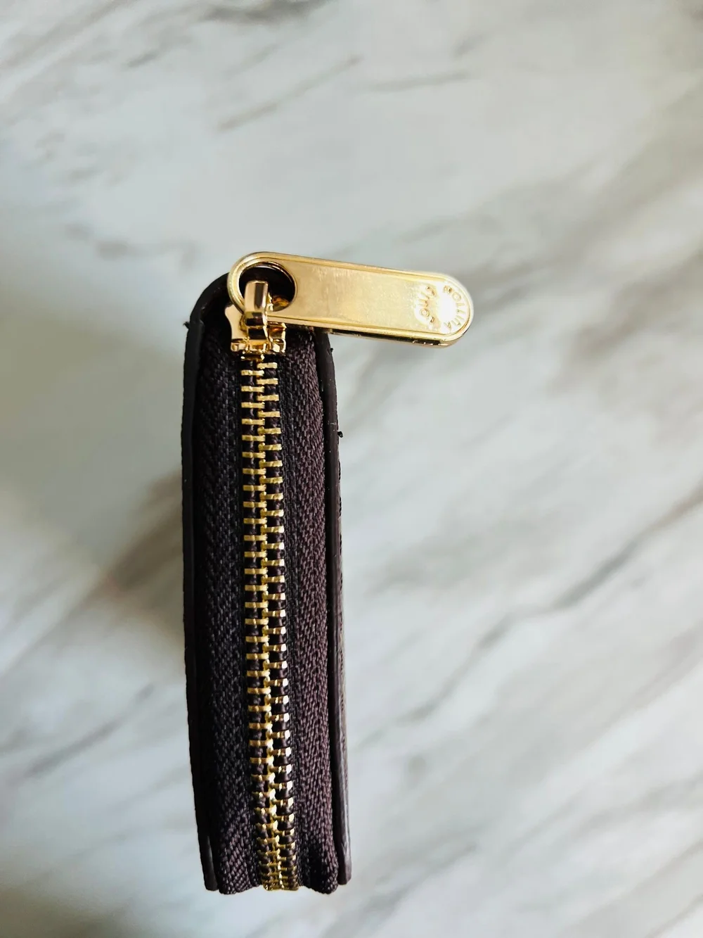 Louis Vuitton compact brown